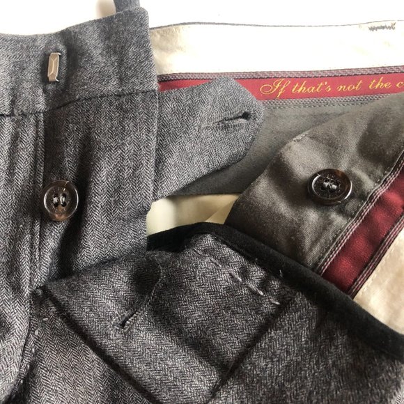 Vintage Y2K DSQUARED Cropped Low Rise Wool Trousers Y2K - Picture 11 of 11